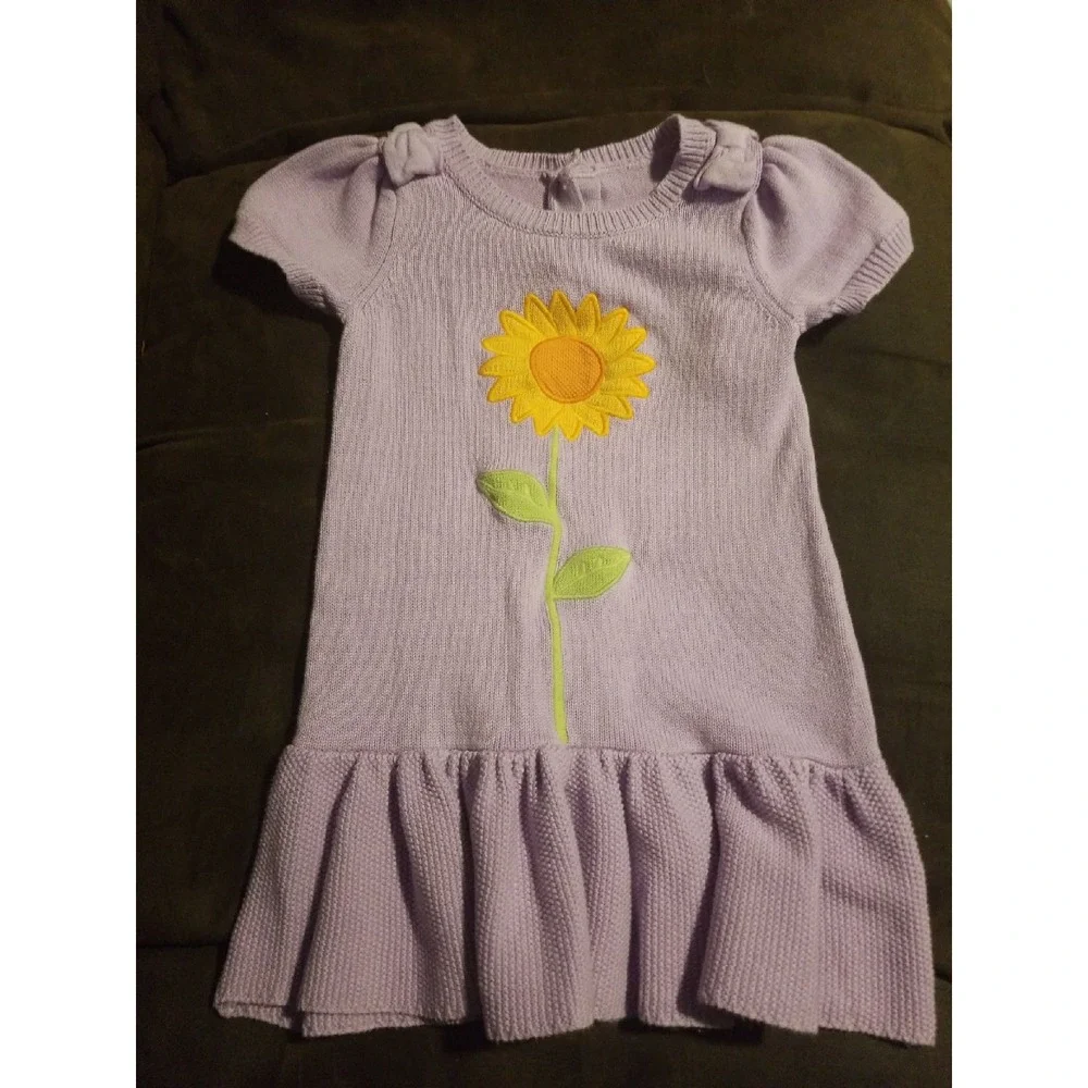 Gymboree‎ sunflower smiles purple dess 4t
